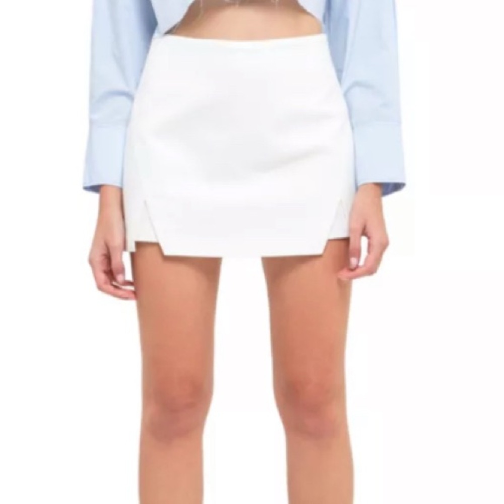 Blue Mini Skirt